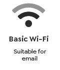 wifi suitable for email